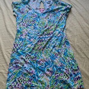 Lilly Pulitzer | Tropical Print Shift Dress | Multicolor | Size M | Used